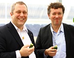 Joakim Hauge, CEO of The Sahara Forest Project (left) and Pierre Herben, Chief Technology Officer of Yara International